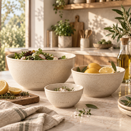 Femlixa Solenne Ceramic Serving Bowl Set