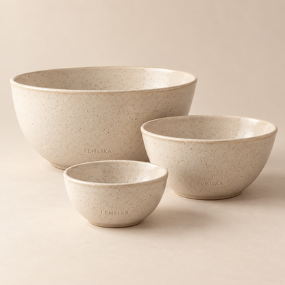 Femlixa Solenne Ceramic Serving Bowl Set